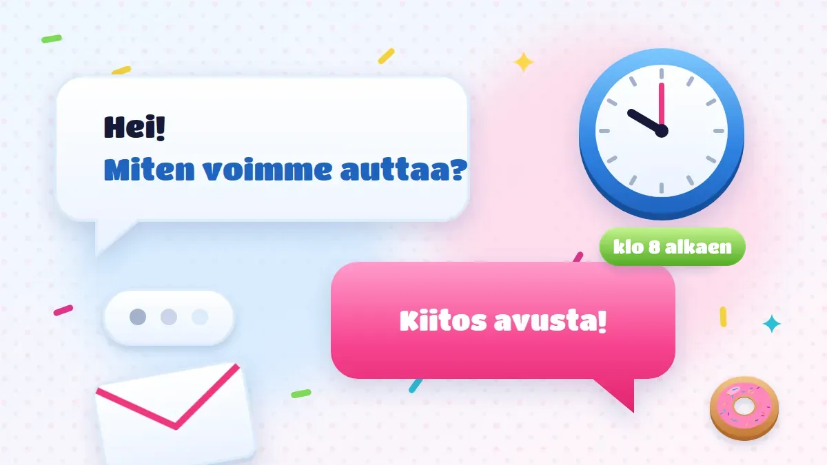 Miten saan apua asiakaspalvelusta?